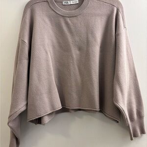 Zara Beige Knit Sweater